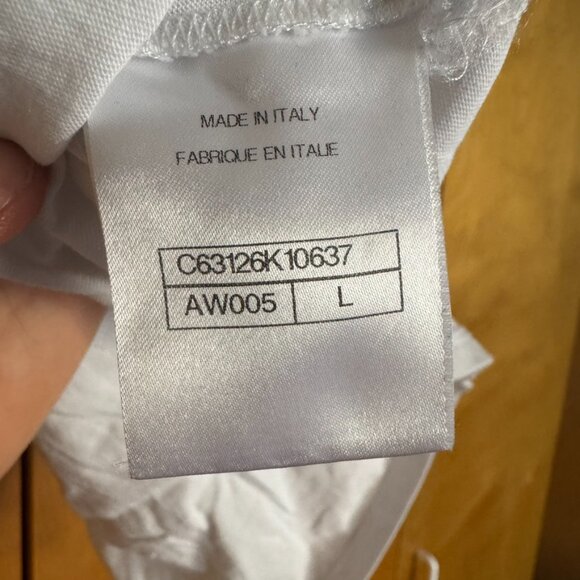 CHANEL 2005 Sample Bedazzled Swarovski Rainbow Logo (sz M) - Picture 8 of 10